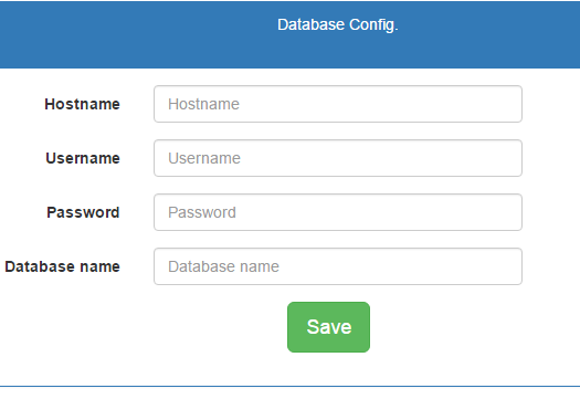 Configuring forms with database in WYSIWYG Web Builder